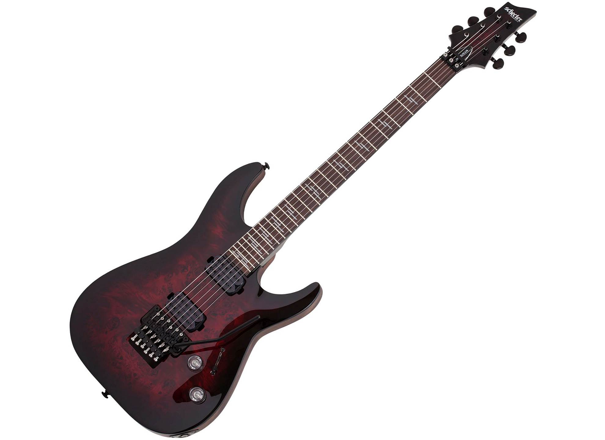 Omen Elite-6 Floyd Rose Black Cherry Burst