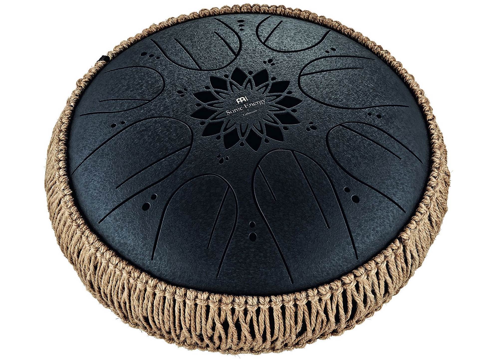 MOSTD1BK Medium Octave Steel Tongue Drum B Minor Black