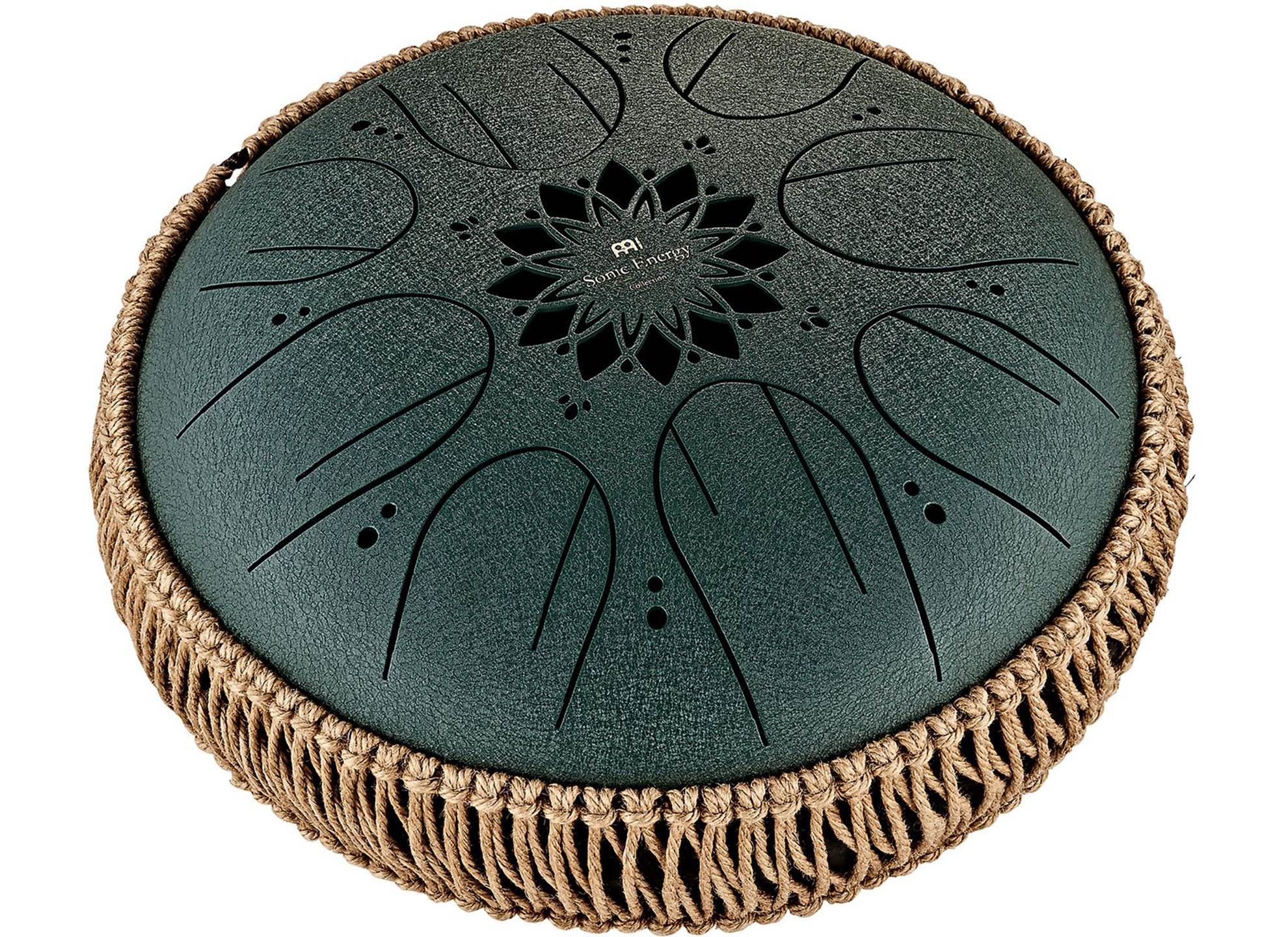 MOSTD4DG Med Octav Steel Tongue Drum F sharp Minor Dark Green