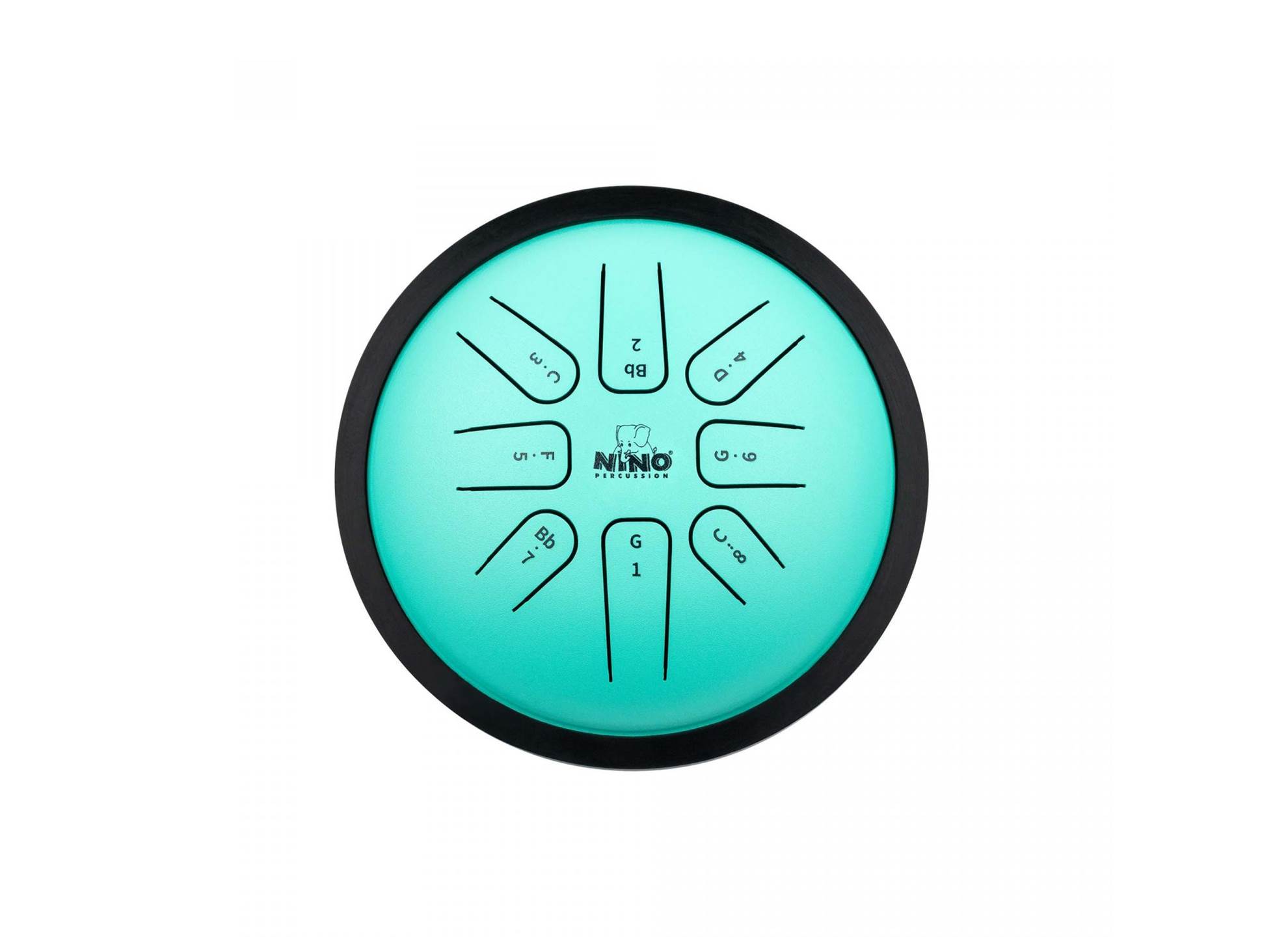 NINO982 NINO Steel Tongue Drum Small 7 tum Mint Green