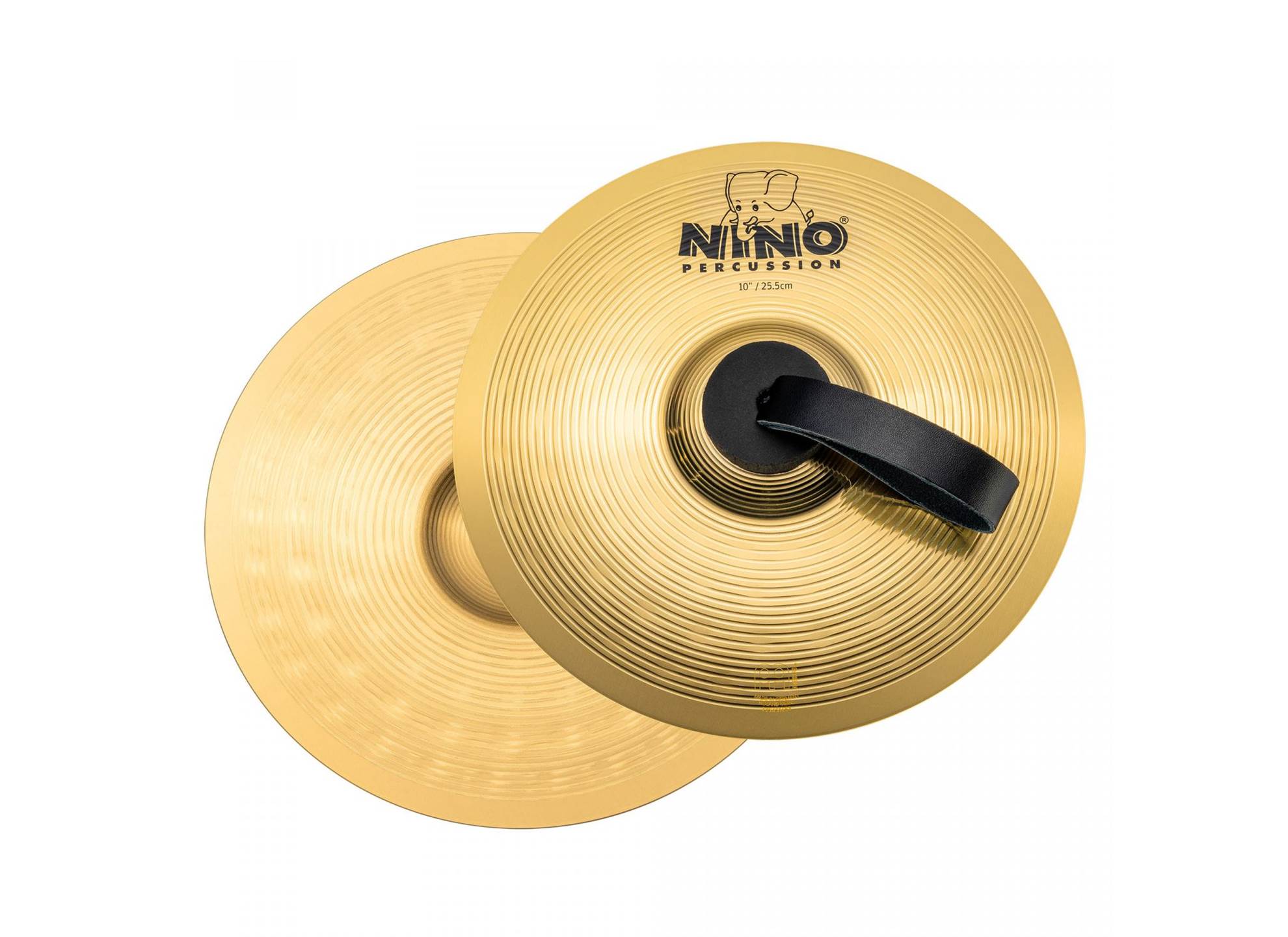 NINO-BR25 10 tum Marching Cymbals brass