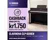 CLP-825 Clavinova Polished Svart